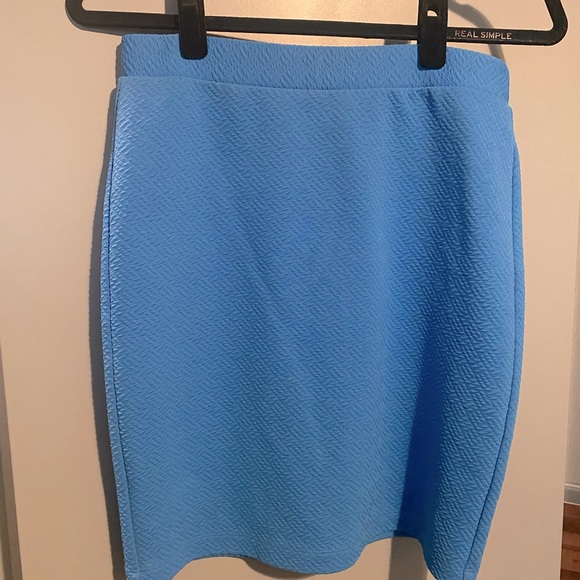Blue Loft Pencil Skirt - Picture 1 of 2